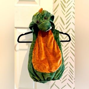 Green dinosaur toddler Halloween costume